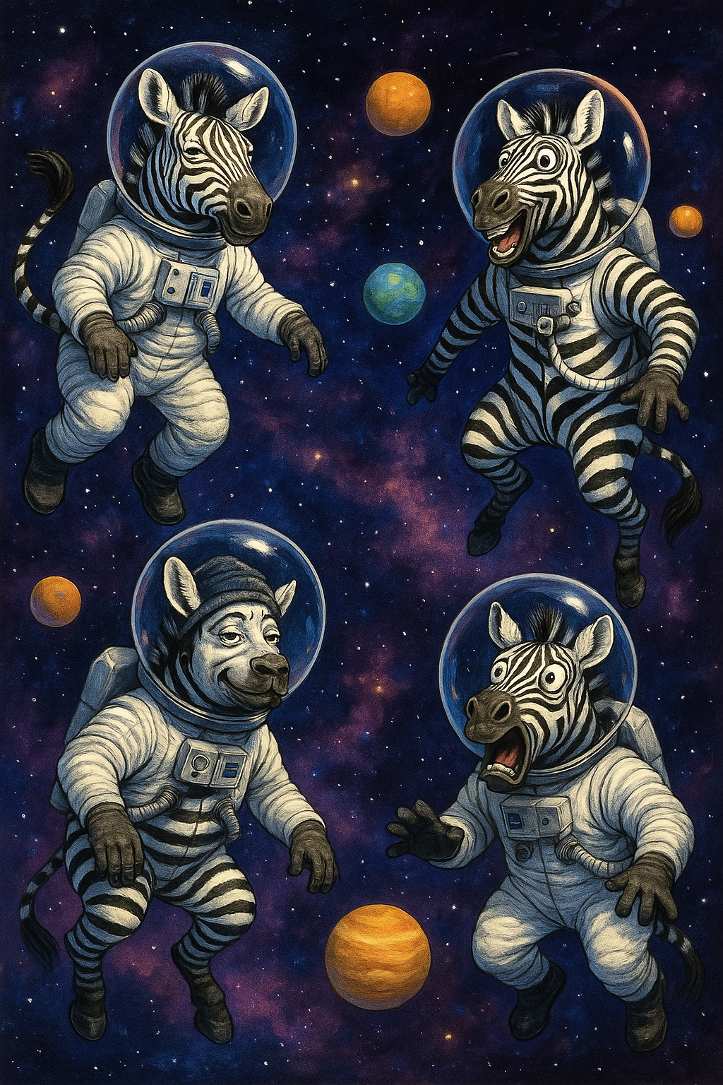Zebras in Space